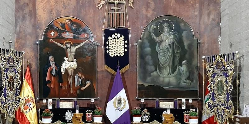 La bas&iacute;lica de la Merced acoge los cultos en honor al Se&ntilde;or de los Milagros y la Virgen de la Nube de Madrid