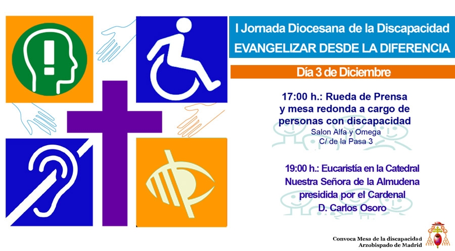 La diócesis celebra la I Jornada Diocesana de la Discapacidad este sábado