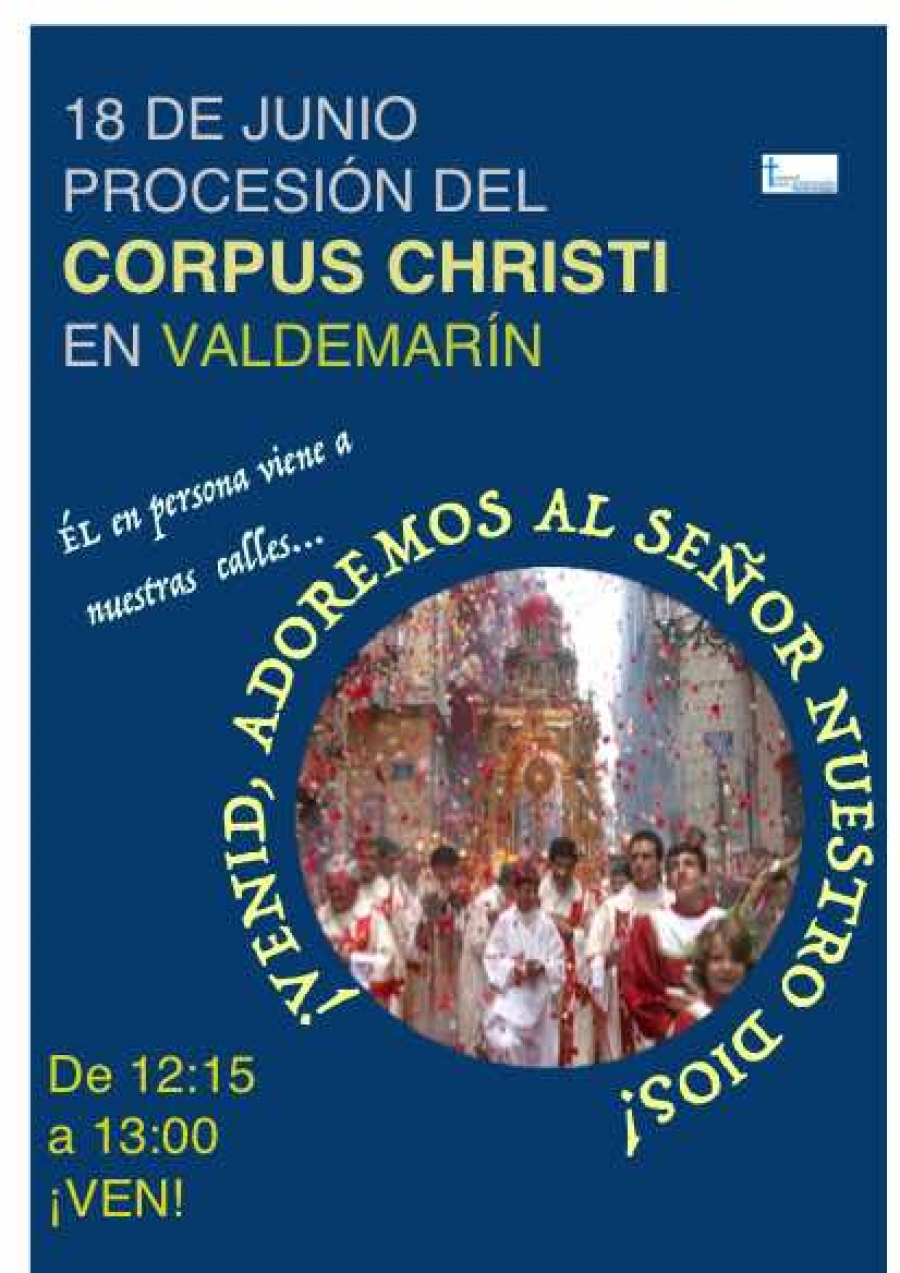 Procesi&oacute;n parroquial del Corpus en Valdemar&iacute;n