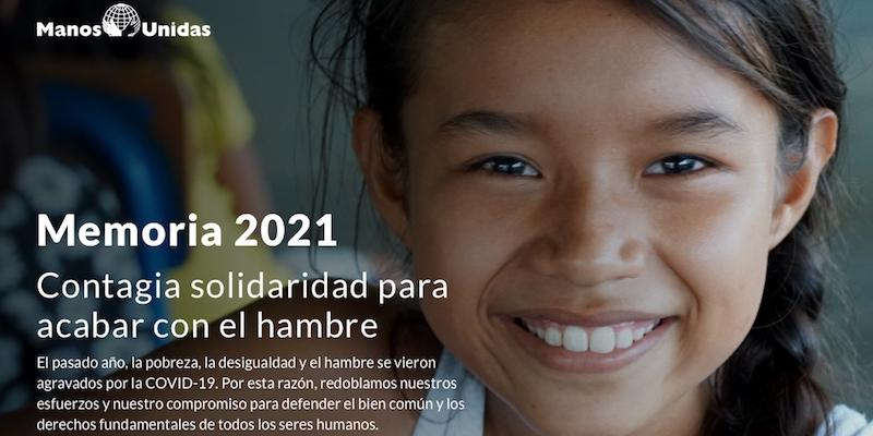 Manos Unidas presenta la Memoria de actividades 2021
