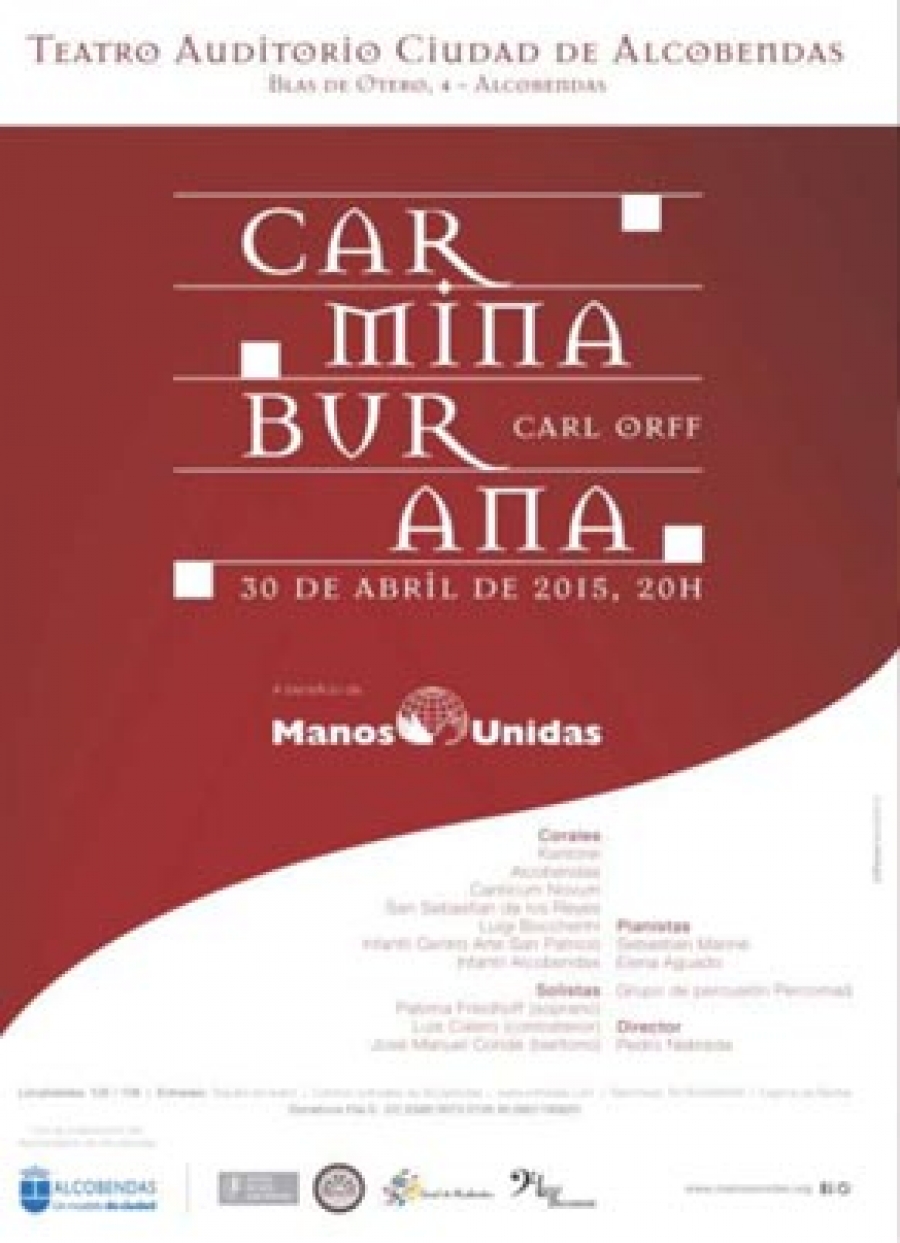 Concierto benéfico a favor de Manos Unidas