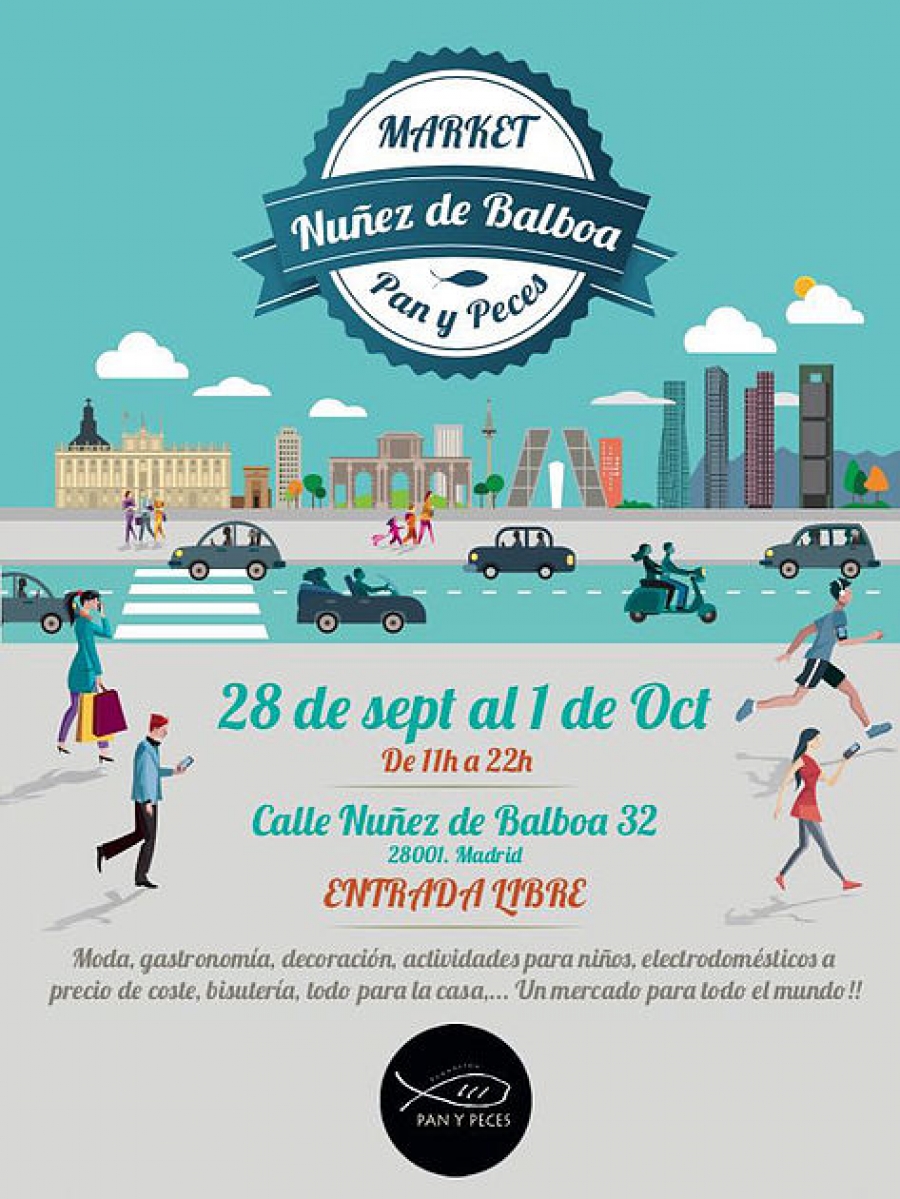 Mercadillo ben&eacute;fico de la asociaci&oacute;n Pan y Peces