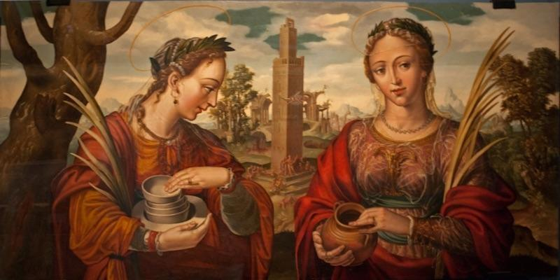 Santas Justa y Rufina programa Misas solemnes en honor a las titulares del templo