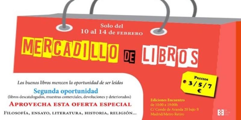 Ediciones Encuentro organiza un mercadillo de libros nuevos
