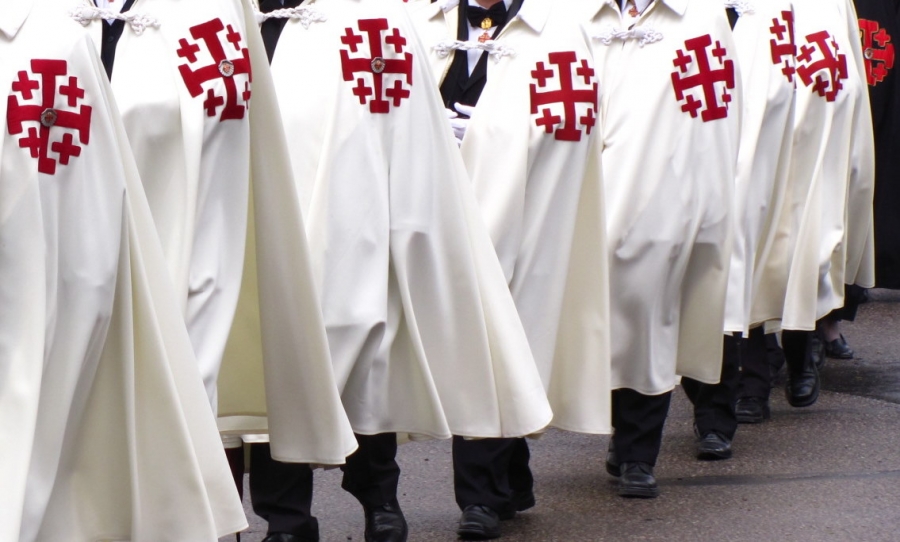 Ceremonia de Cruzamiento de los Caballeros del Santo Sepulcro