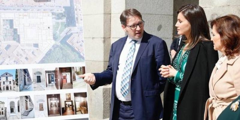 Do&ntilde;a Leticia inaugura las obras de accesibilidad realizadas en el Real monasterio de la Encarnaci&oacute;n