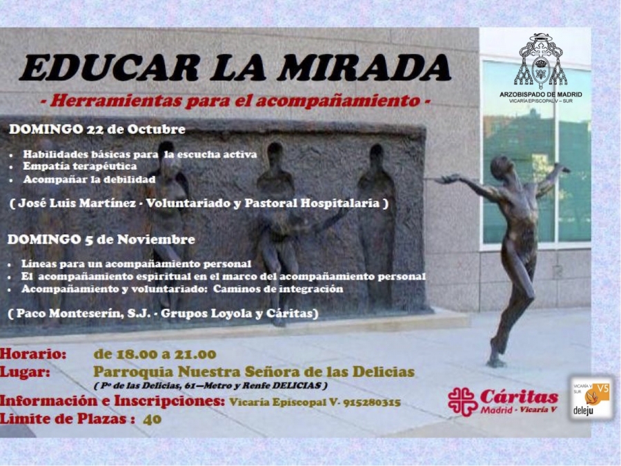 La Vicar&iacute;a V organiza un taller de herramientas para el acompa&ntilde;amiento