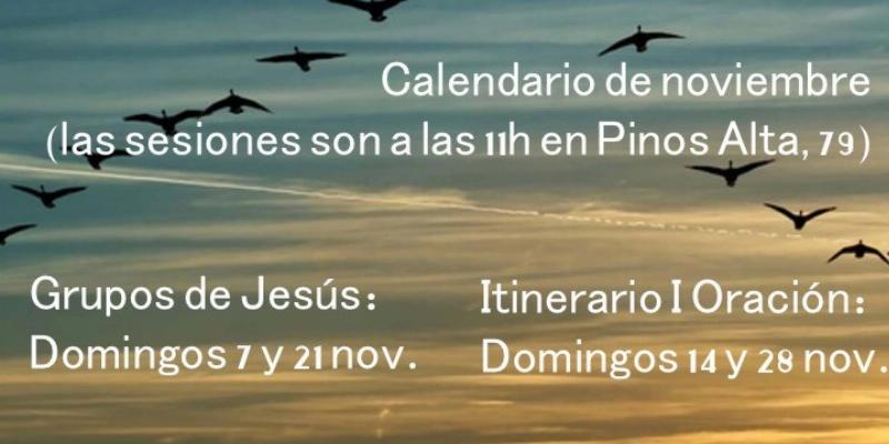 La unidad pastoral Padre Rubio da a conocer las fechas de sus grupos de formación para noviembre