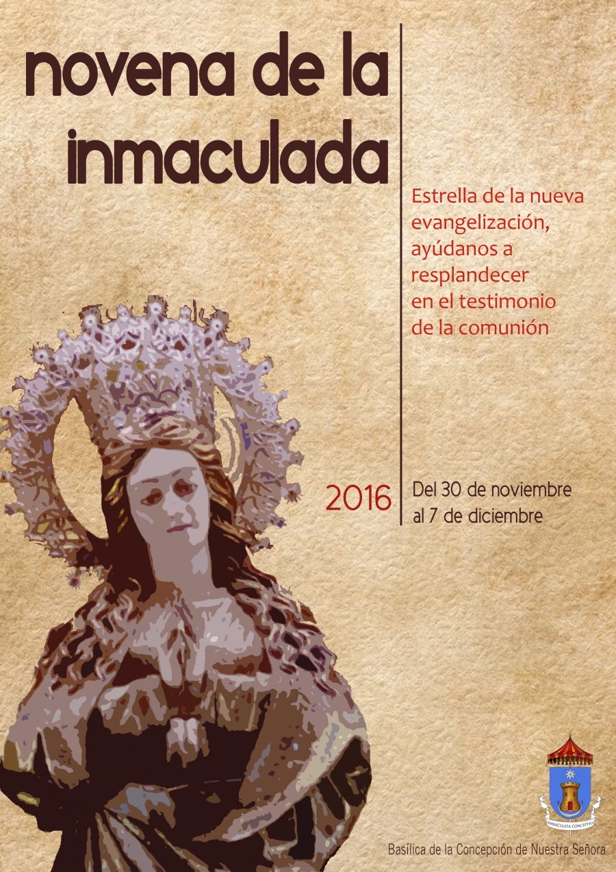 Monse&ntilde;or Algora predica la novena a la Inmaculada en la bas&iacute;lica de la Concepci&oacute;n de Goya