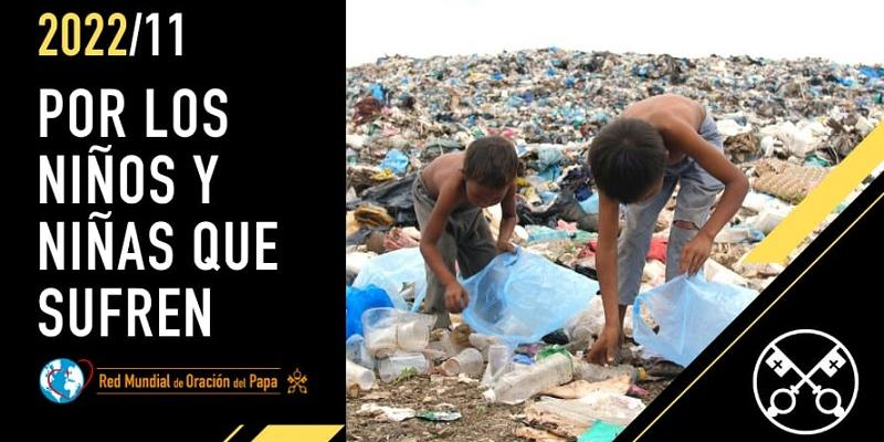El Papa pide en su v&iacute;deo de noviembre rezar por los ni&ntilde;os que sufren, para que puedan &laquo;sentir el amor de una familia&raquo;