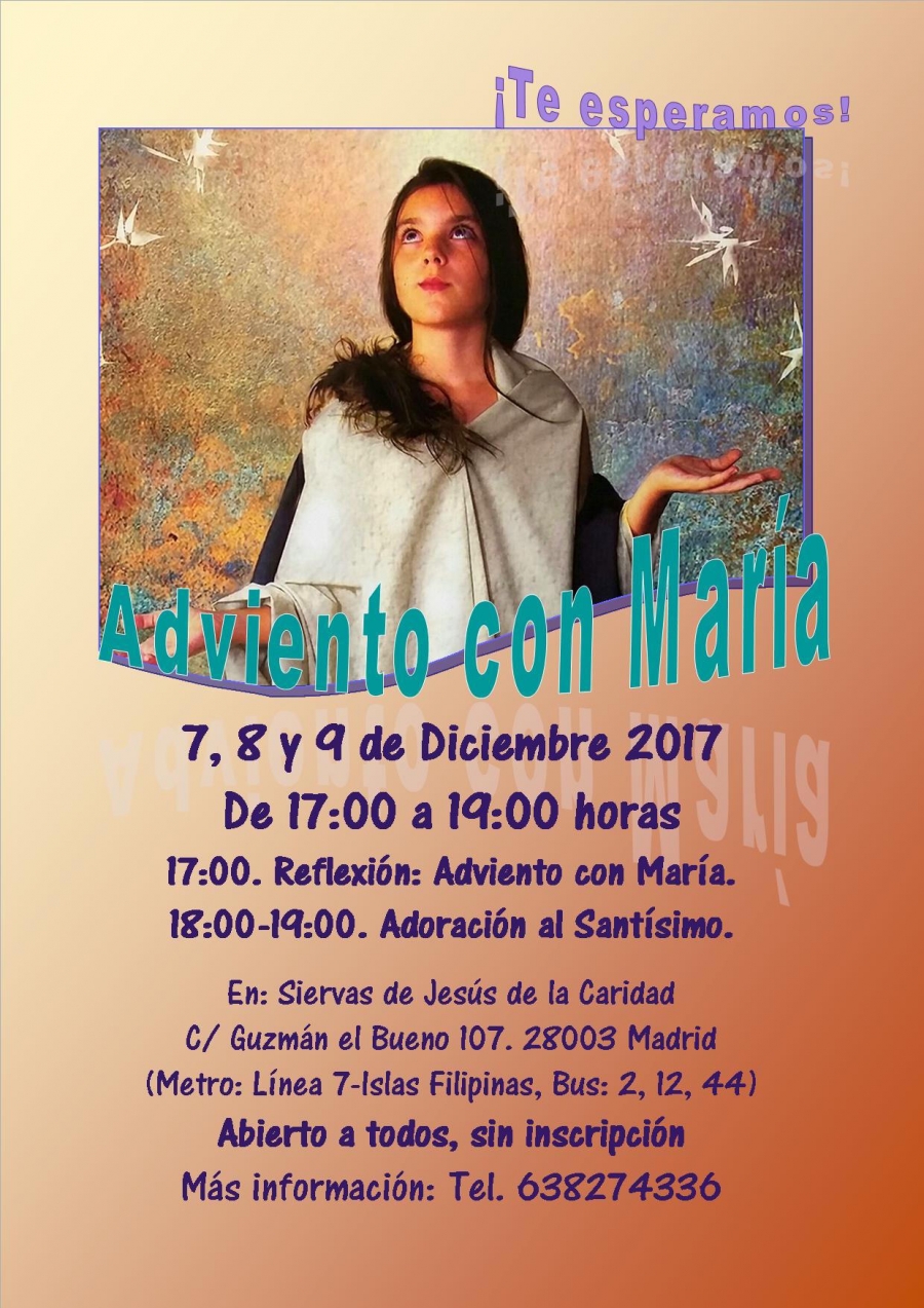 Las Siervas de Jes&uacute;s preparan el Adviento con un encuentro con Mar&iacute;a