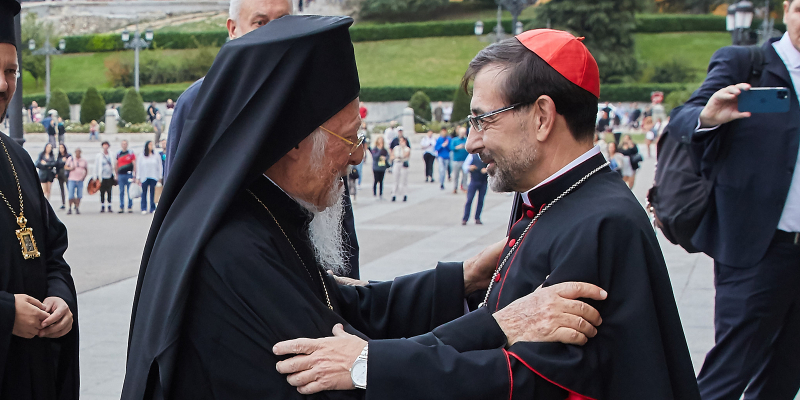 Cardenal Cobo en el encuentro de oración con el patriarca Bartolomé: «La convivencia en Dios y en paz es posible»