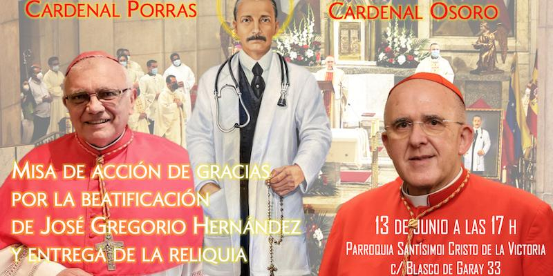 Sant&iacute;simo Cristo de la Victoria acoge una Misa de acci&oacute;n de gracias por la beatificaci&oacute;n de Jos&eacute; Gregorio Hern&aacute;ndez