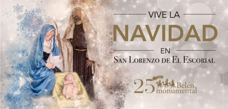 Familias de Santa María Soledad Torres Acosta visitan el belén monumental de San Lorenzo de El Escorial