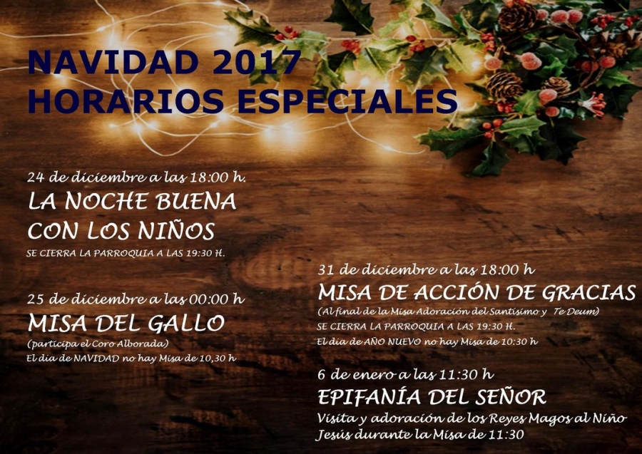 San Josemaría Escrivá de Balaguer programa celebraciones especiales de Navidad