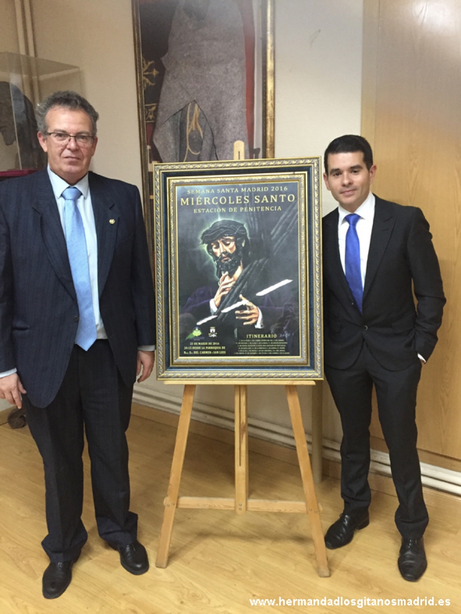 Presentado el cartel del Mi&eacute;rcoles Santo de la Hermandad y Cofrad&iacute;a de Nazarenos de Nuestro Padre Jes&uacute;s de la Salud y Mar&iacute;a Sant&iacute;sima de las Angustias