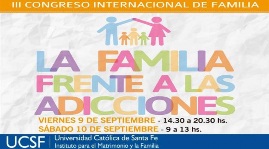 Anuncian congreso 'La familia frente a las adicciones' en Argentina