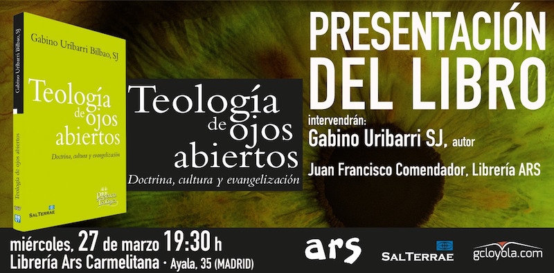 La librería Ars Carmelitana organiza la presentación de &#039;Teología de ojos abiertos&#039;