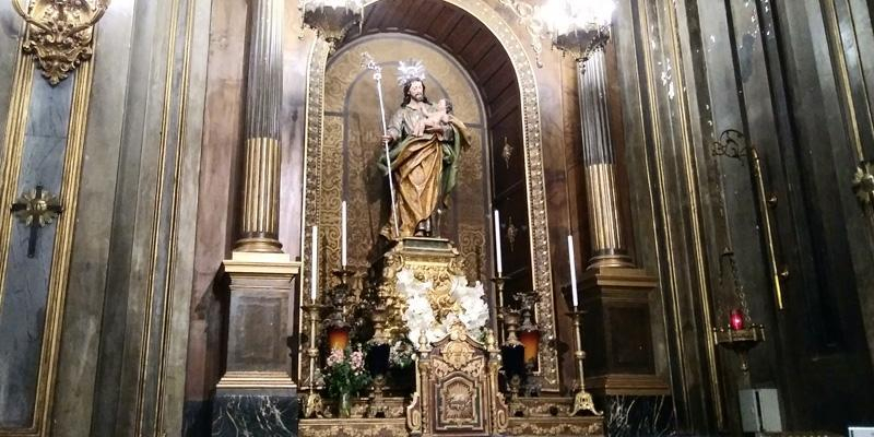 San José de la calle Alcalá prepara con un triduo la festividad litúrgica del santo titular del templo