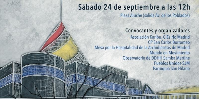 &#039;En el CIE no hay futuro&#039;, lema de la vigilia convocada ante el Centro de Internamiento de Extranjeros de Aluche