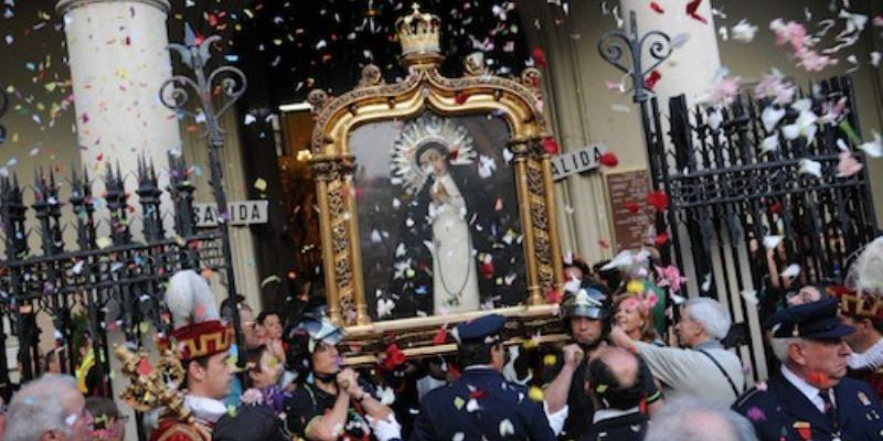 Misa y procesión con motivo de los 25 años de la Coronación de la Virgen de la Paloma «para acercar a esta Madre al pueblo de Madrid»