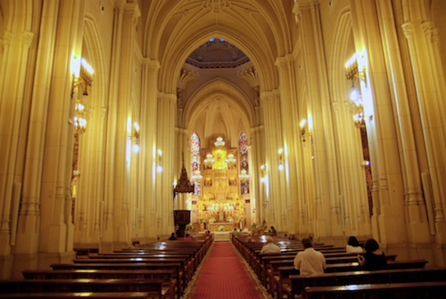 Mons. César Franco predica sobre el Dogma de la Inmaculada en la Basílica de la Concepción