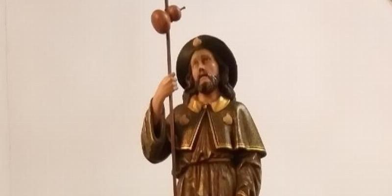 Santa Ana de Cinco Villas festeja a san Roque con Misa y procesi&oacute;n