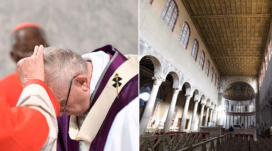 Antigua iglesia de Roma acogerá al Papa Francisco en Miércoles de Ceniza