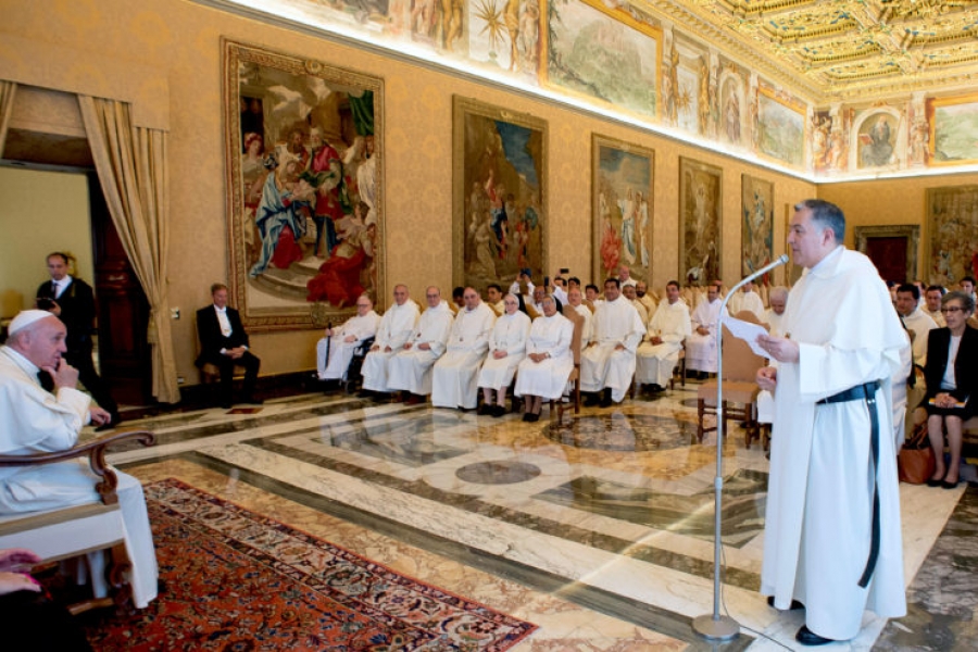 El Papa pide a los mercedarios 'esp&iacute;ritu de profec&iacute;a' inspir&aacute;ndose en las gestas del pasado