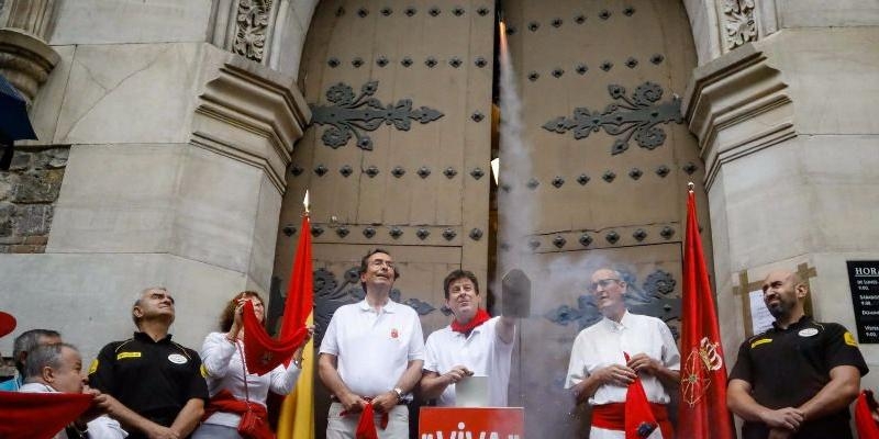 San Ferm&iacute;n de los Navarros inaugura los cultos en honor a su titular con un chupinazo