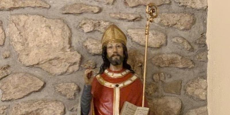 San Andr&eacute;s Ap&oacute;stol, de La Serna del Monte, conmemora a san Agust&iacute;n con Misa y procesi&oacute;n