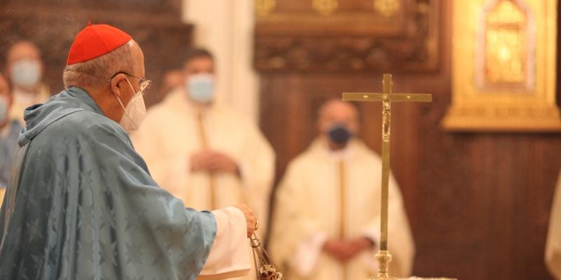 El cardenal Osoro en la Eucaristía que presidió el año pasado en la solemnidad de la Inmaculada Concepción
