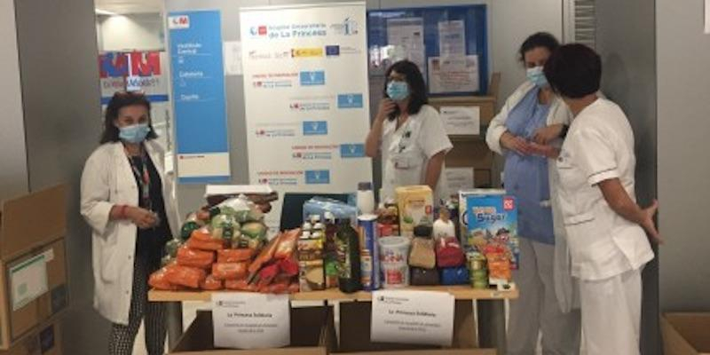 El Hospital Universitario La Princesa recoge alimentos para la Vicaría II