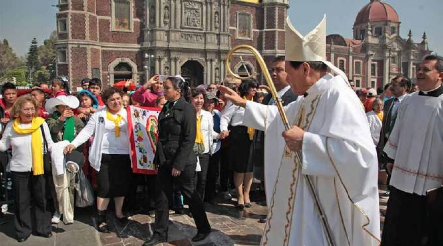 En bas&iacute;lica de Guadalupe, arzobispo de M&eacute;xico pide que Constituci&oacute;n proteja la vida