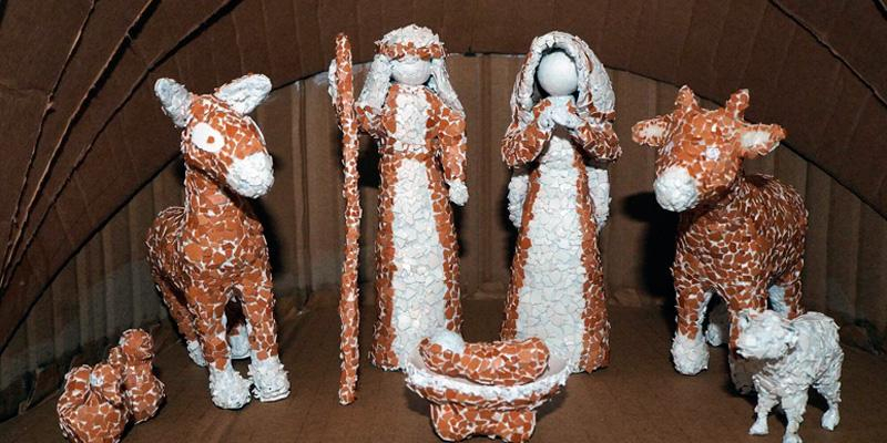 C&aacute;ritas Diocesana de Madrid falla la novena edici&oacute;n de su concurso de belenes con materiales reciclados