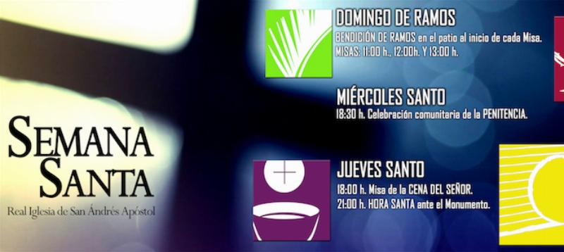 San Andr&eacute;s Ap&oacute;stol presenta los santos &oacute;leos el S&aacute;bado Santo