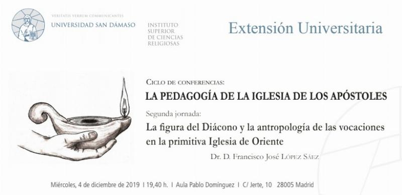 La figura del di&aacute;cono y la antropolog&iacute;a de las vocaciones en la primitiva Iglesia de Oriente, a estudio en San D&aacute;maso