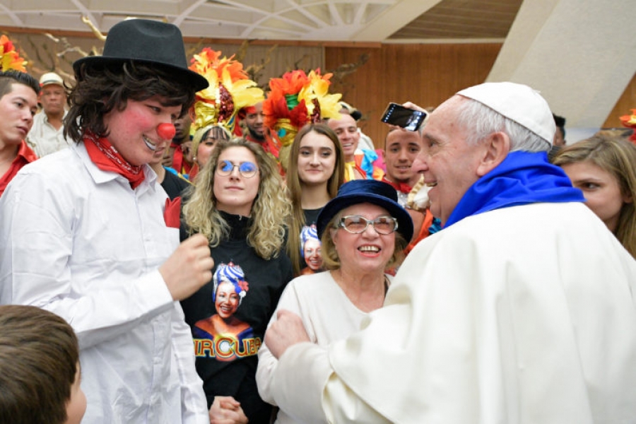 Circo de Cuba: Músicos y artistas felicitan al Papa en su 81º cumpleaños